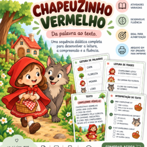 CHAPEUZINHO VERMELHO - FLUÊNCIA LEITORA